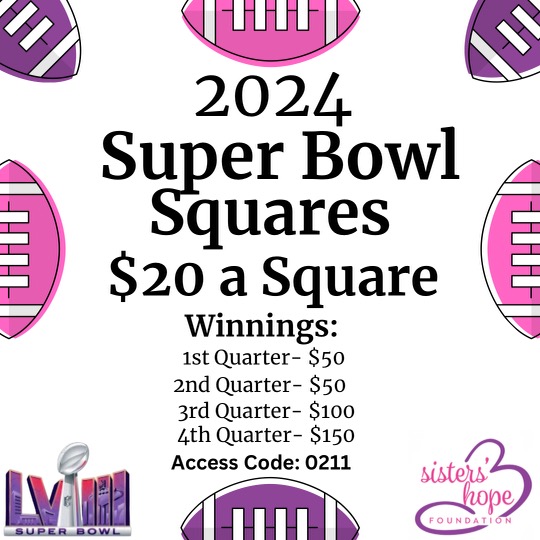 Super Bowl Squares Fundraiser